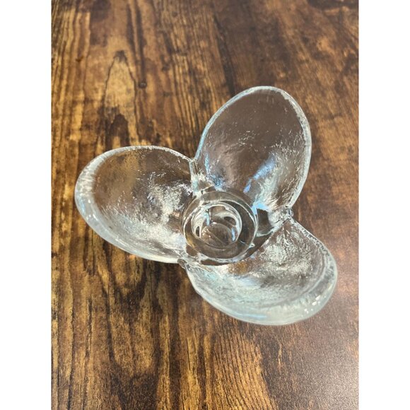 Kosta Boda Tulip Crystal Candle Holder Clear Glass Vintage Elegant Design - Picture 5 of 8